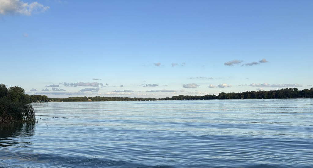 Summer view of the lake